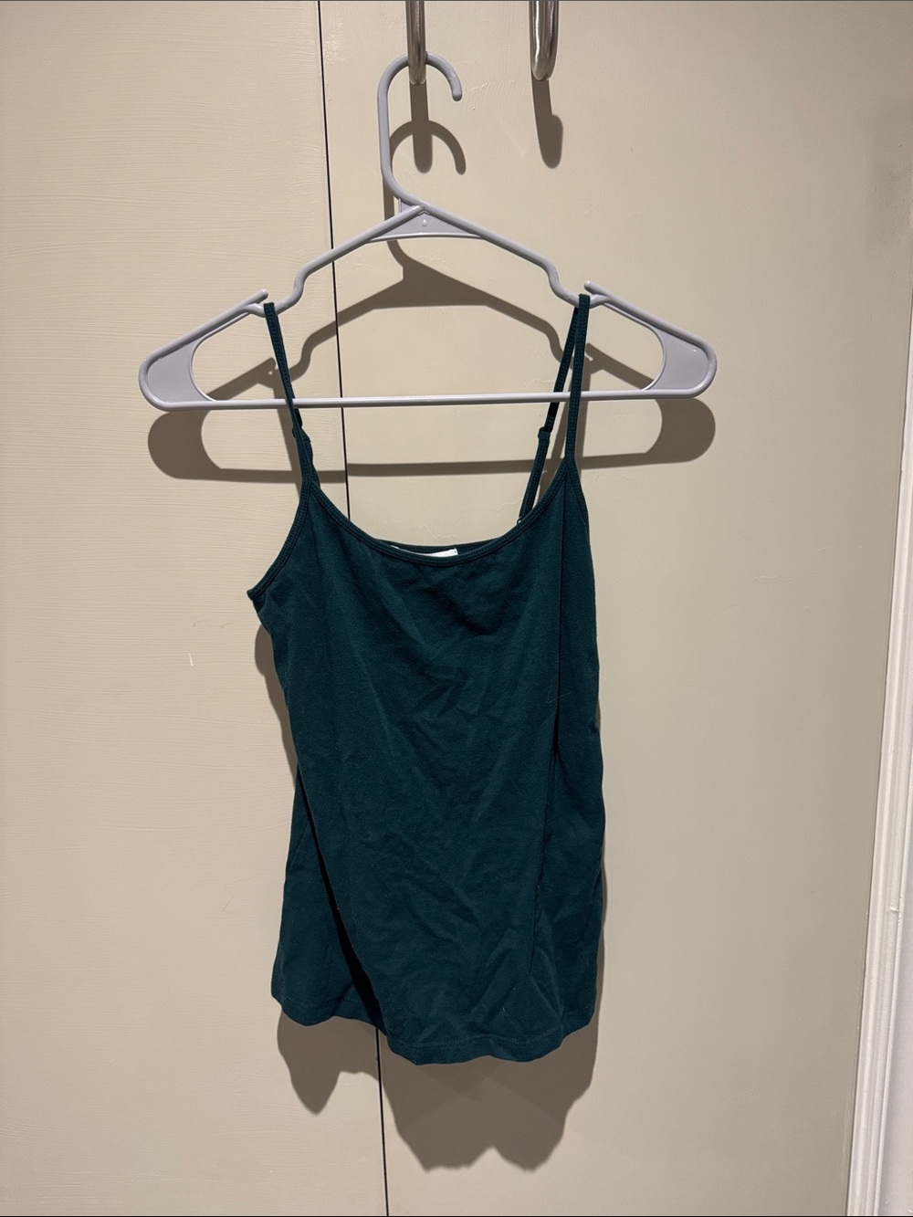 Slim Camisole Tank in Deep Teal